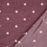 tessuto peluche Fiorellini ricamati | Poppy Fabrics – rosa antico scuro,  thumbnail number 4