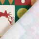 tessuto arredo mezzo panama Collage festivo – beige chiaro/verde abete,  thumbnail number 4