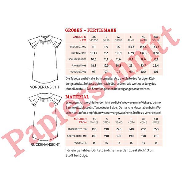 FRAU YULE Blusa con carré tondo e maniche ad aletta | Studio Schnittreif | XS-XXL, image number 10