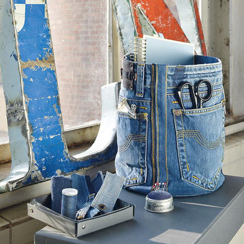 set filo da cucito Denim con 5 aghi da cucito per jeans [ 100m | 8 pezzo/i ] | Gütermann creativ –,  image number 14