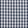 tessuto in cotone Quadro vichy 1 cm – nero-azzurro/bianco,  thumbnail number 1
