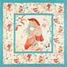 Taglio di tessuto in satin con uccelli e fate | Katia Fabrics – azzurro/crema,  thumbnail number 1