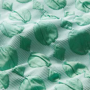 cloqué Pois e diamanti – verde salvia/blu ghiaccio, 
