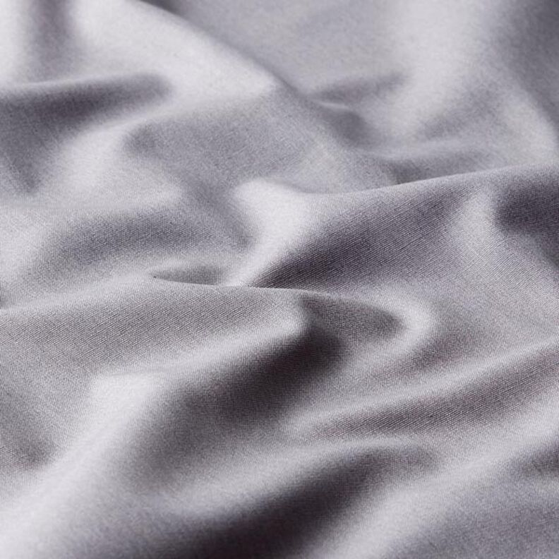 popeline di cotone tinta unita – grigio,  image number 2