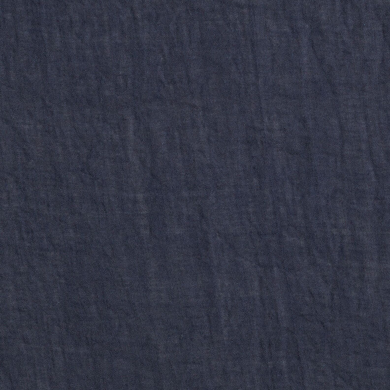 Voile Melange effetto stropicciato – blu notte,  image number 1