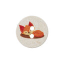 bottone in poliestere a 2 fori Recycling volpe [Ø15 mm] – beige, 