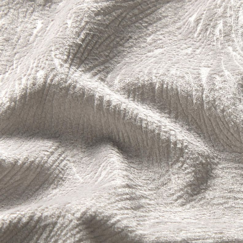 velluto arredo Rami astratti – grigio argento,  image number 2