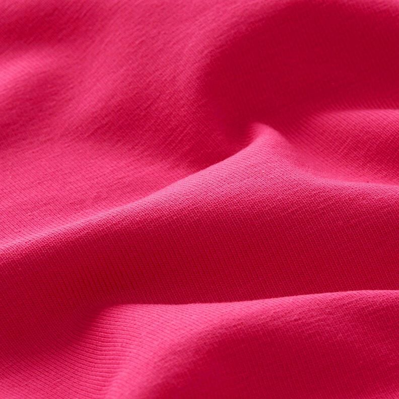 jersey di cotone medio tinta unita – rosa fucsia acceso,  image number 2