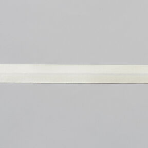 Nastro in sbieco satin [20 mm] – bianco lana, 