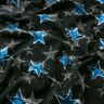 French terry, felpa estiva Variazioni di stelle | Glitzerpüppi – nero/blu,  thumbnail number 2