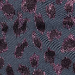 Jacquard leopardo Metallico | Poppy Fabrics – antracite, 