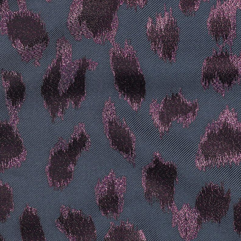 Jacquard leopardo Metallico | Poppy Fabrics – antracite, image number 2