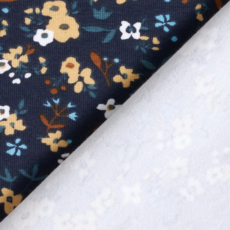 jersey di cotone Millefiori – blu notte,  image number 4