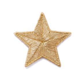 applicazione stella – oro effetto metallizzato, 