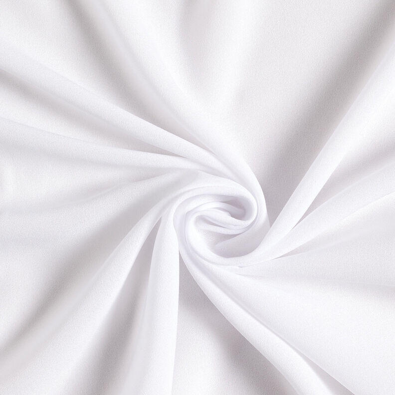 georgette increspato – bianco,  image number 1