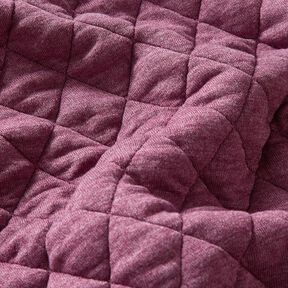 Jersey trapuntato a rombi – uva, 