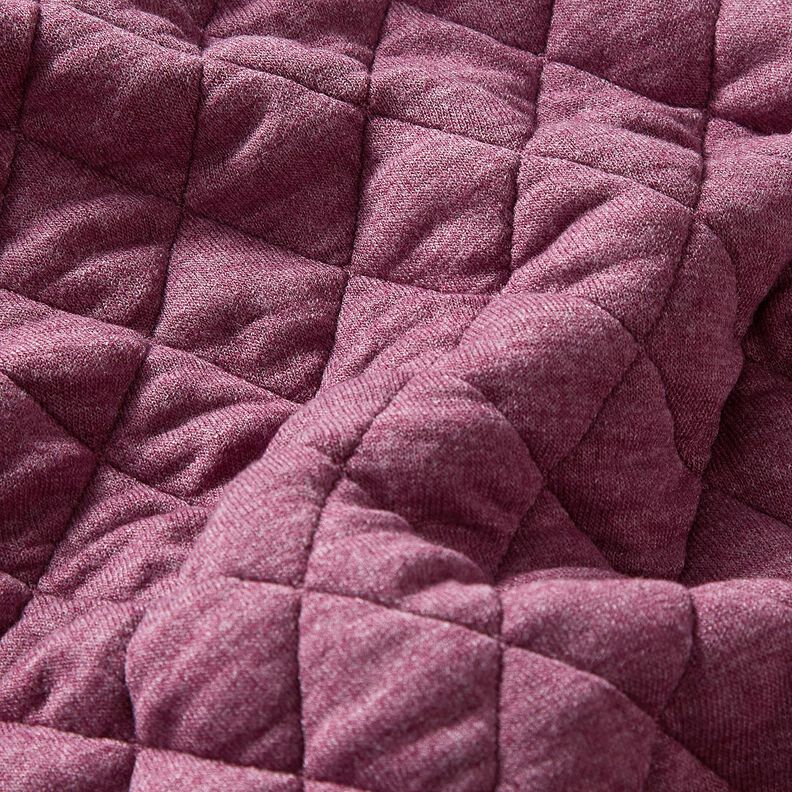 Jersey trapuntato a rombi – uva, image number 2