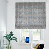 tessuto arredo mezzo panama Motivo leopardato astratto – blu/anacardo,  thumbnail number 6