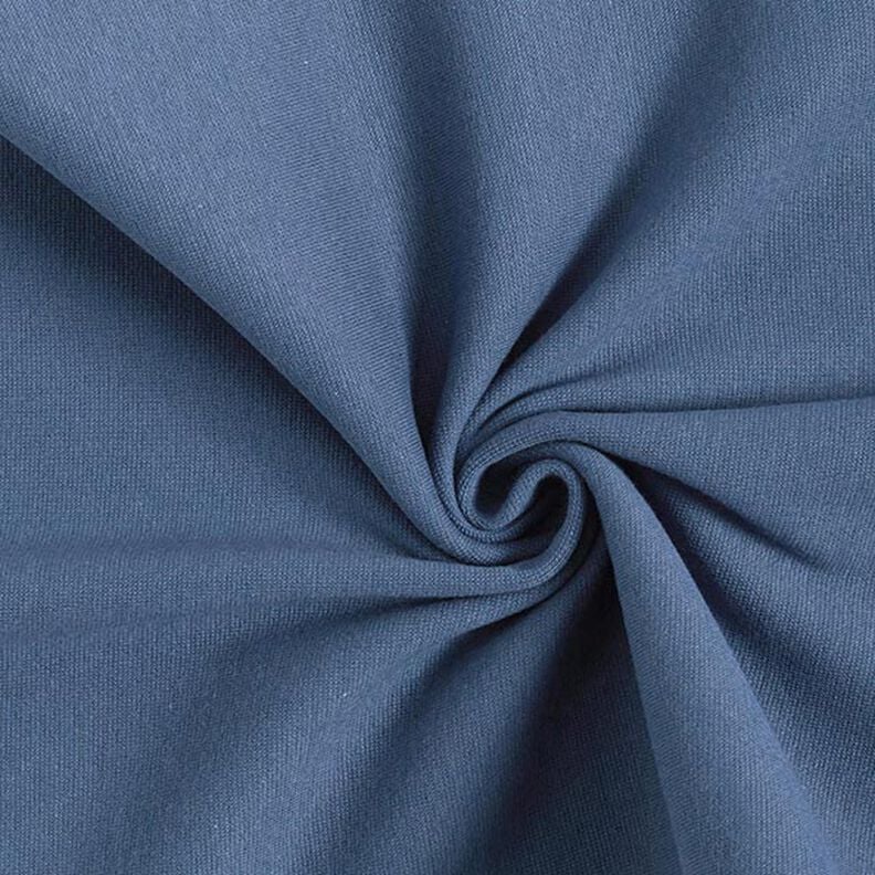 tessuto per bordi e polsini tinta unita – colore blu jeans,  image number 1