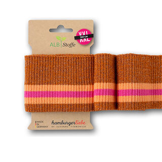 Tessuto in maglia bio per bordi e polsini CUFF ME RIPPED [140 cm | 7,5 cm] | Albstoffe, 