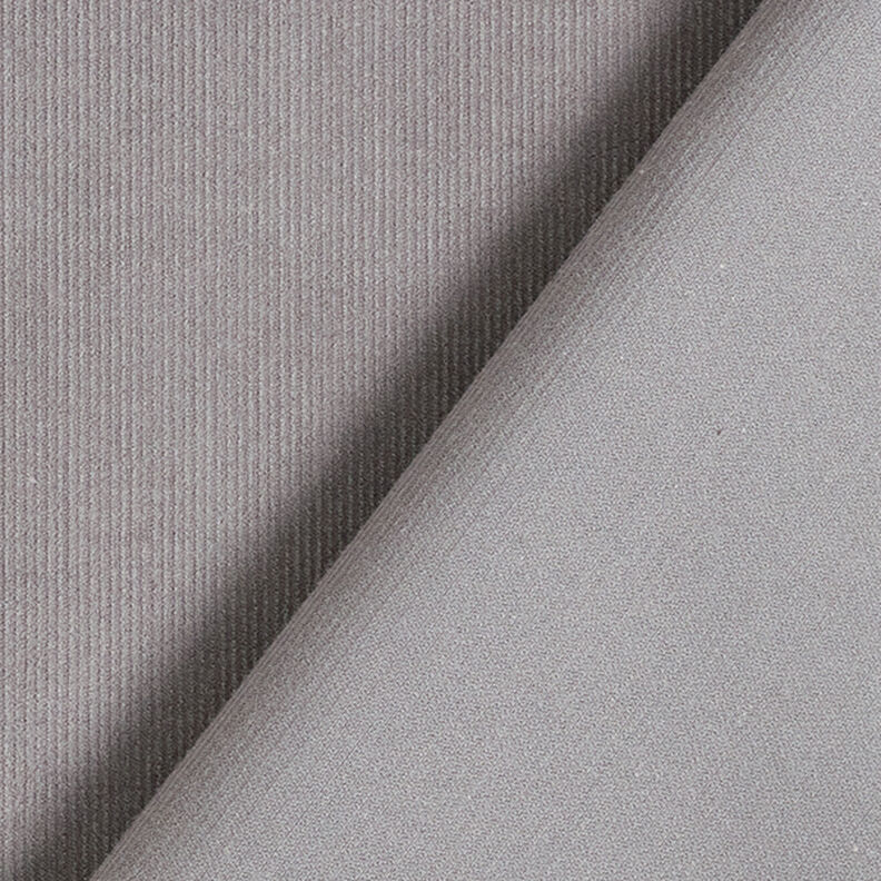 velluto a costine tinta unita – grigio,  image number 4