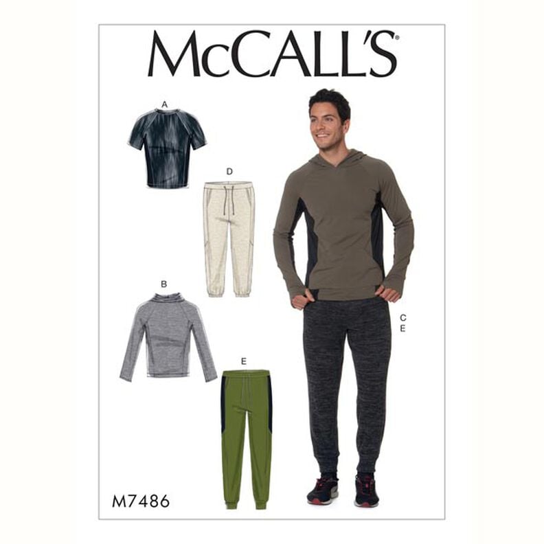 uomo - maglietta|pullover|pantalone, McCalls 7486,  image number 1