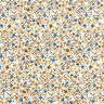 tessuto in cotone cretonne fiori sparsi – beige chiaro/marrone chiaro,  thumbnail number 1