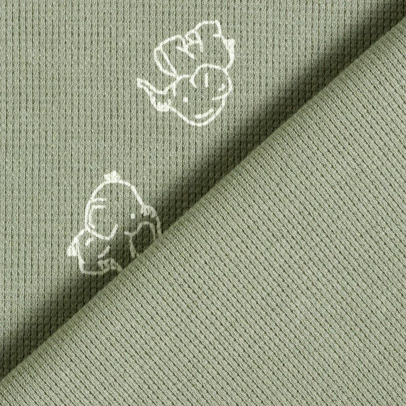 Jersey a nido d’ape cuccioli di elefante – greige,  image number 4