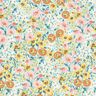 Mare di fiori in popeline di viscosa – menta chiaro/giallo sole,  thumbnail number 1