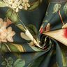 Tessuto arredo canvas Fiori nostalgici – verde scuro,  thumbnail number 3
