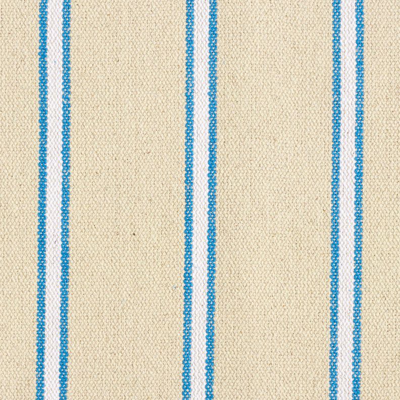 Tessuto in cotone Rustico – turchese/naturale, image number 1