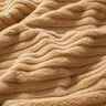 Pelliccia sintetica a righe orizzontali larghe – beige,  thumbnail number 2