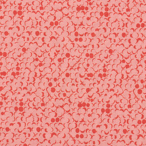 GOTS French terry, felpa estiva pois | Tula – rosa anticato/terracotta, 
