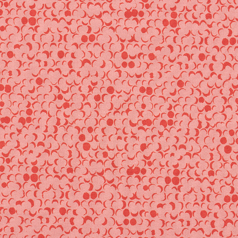GOTS French terry, felpa estiva pois | Tula – rosa anticato/terracotta,  image number 1