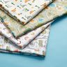 tessuto in cotone cretonne Piccoli arcobaleni – bianco/senape,  thumbnail number 5