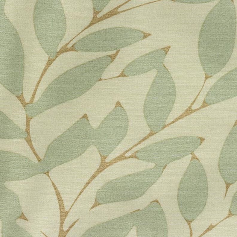 tessuto arredo tessuto canvas foglie sfumate – naturale/canna palustre,  image number 5