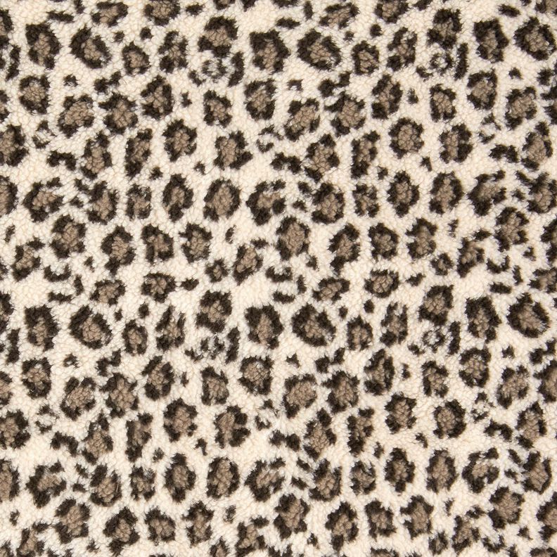 tessuto peluche Stampa leopardata – beige chiaro/duna, image number 1