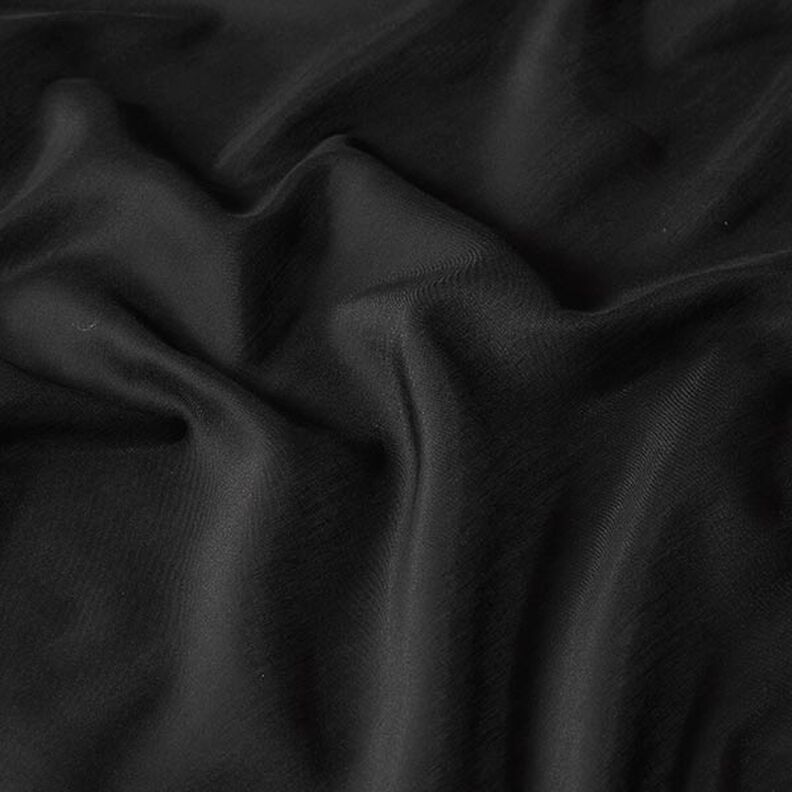 voile, tessuto seta-cotone super leggero – nero,  image number 2