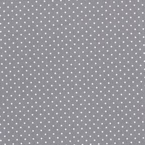 Cotone laminato Piccoli pois – grigio, 