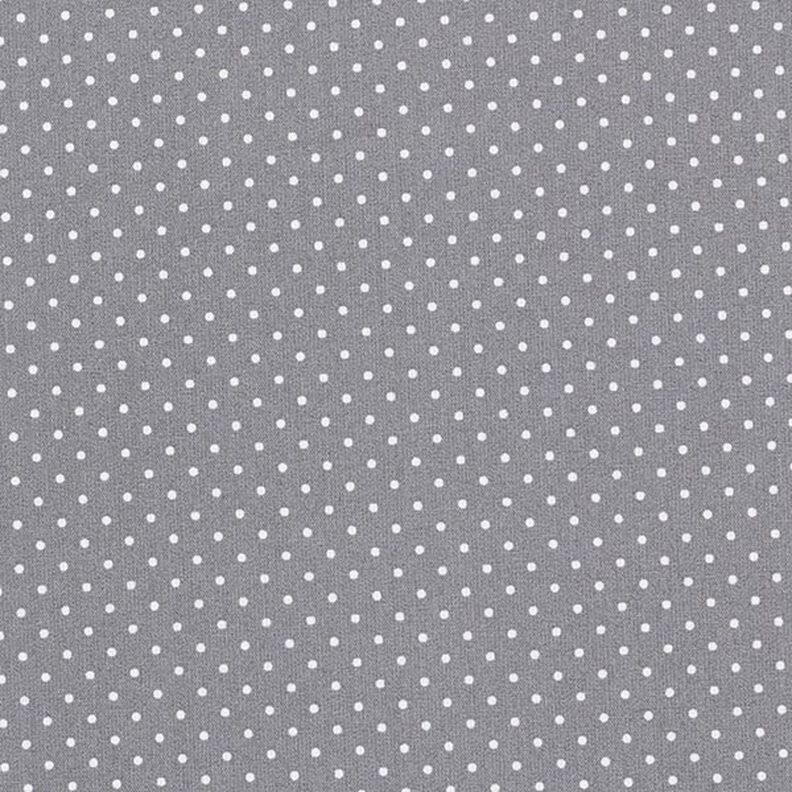 Cotone laminato Piccoli pois – grigio,  image number 1