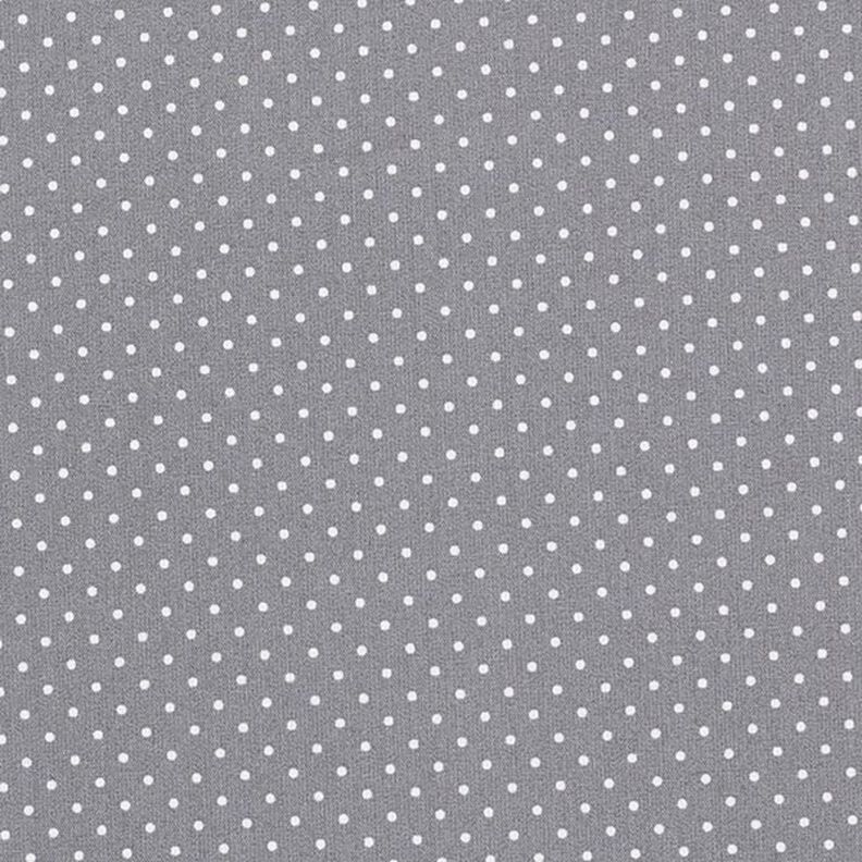 Cotone laminato Piccoli pois – grigio,  image number 1