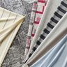 Jersey glitterato a righe glitterate – bianco/argento effetto metallizzato,  thumbnail number 6