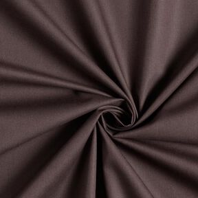 popeline di cotone tinta unita – marrone scuro, 
