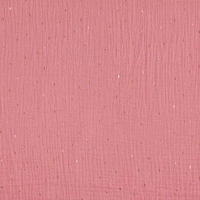 mussola, stampa laminata, rettangolo | by Poppy – rosa anticato, 