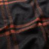 Tessuto per cappotto misto lana a quadri scozzesi – terracotta/nero,  thumbnail number 2
