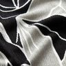 Grandi fiori in crêpe elasticizzato – nero/grigio chiaro,  thumbnail number 2