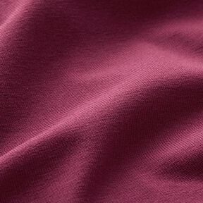 jersey di cotone medio tinta unita – rosso Bordeaux, 