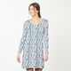 jersey di cotone Bohemian Drawings – bianco,  thumbnail number 7