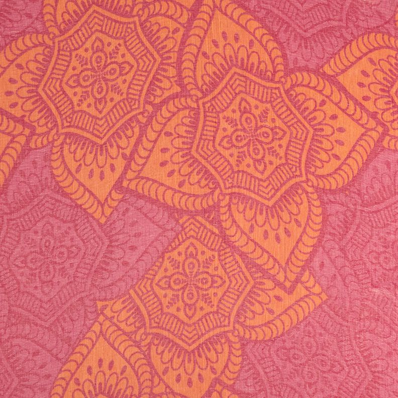 Asciugamano da spiaggia Hamam con decorazioni jacquard – rosso/arancio pesca,  image number 1