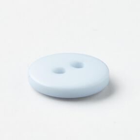 Bottone tondo a 2 fori [Ø 11 mm] – blu-argento, 